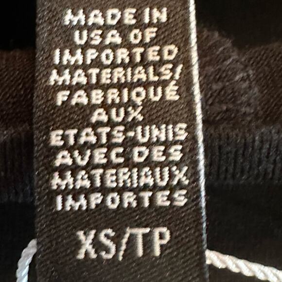 Eileen Fisher Fine Tencel Jersey Black Crew Neck Maxi Long Dress Size XS NWT - Picture 5 of 9